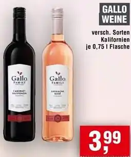 Handelshof Gallo weine Angebot