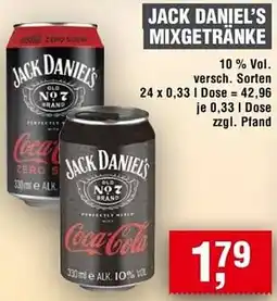 Handelshof Jack daniel's mixgetränke Angebot