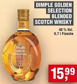 Handelshof Dimple golden selection blended scotch whisky Angebot