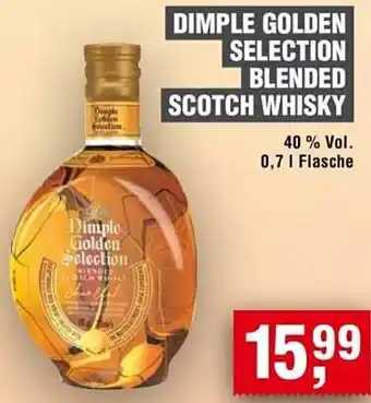 Handelshof Dimple golden selection blended scotch whisky Angebot