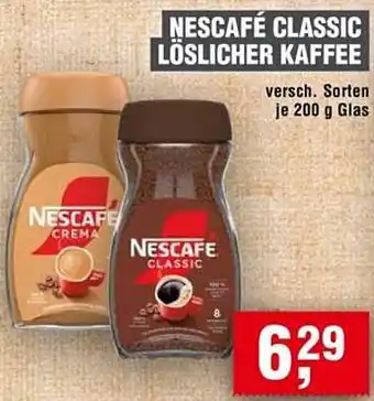 Handelshof Nescafé classic löslicher kaffee Angebot