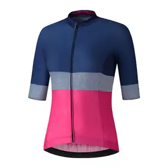 Netto Marken-Discount W's YURI Short Sleeve Jersey, Blue/Pink Angebot