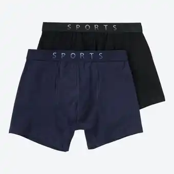 NKD Herren-Retroshorts mit Kontrastbund, 2er-Pack Angebot