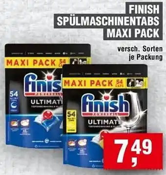 Handelshof Finish spülmaschinentabs maxi pack Angebot