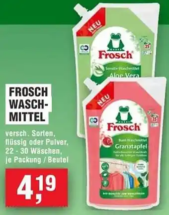 Handelshof Frosch waschmittel Angebot