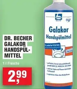 Handelshof Dr. becher galakor handspülmittel Angebot
