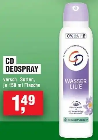 Handelshof Cd deospray Angebot