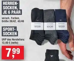 Handelshof Herren socken, je 6 paar Angebot