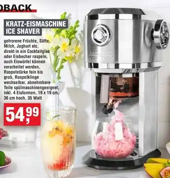Handelshof Gastroback kratz-eismaschine ice shaver Angebot