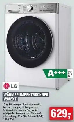 Handelshof LG Wärmepumpentrockner V9A2XT Angebot