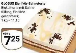 Globus GLOBUS Eierlikör-Sahnetorte Angebot