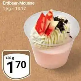 Globus Erdbeer-Mousse Angebot