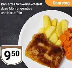 Globus Paniertes Schweinekotelett Angebot