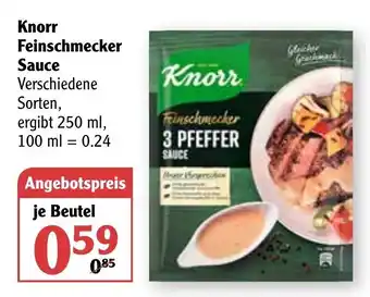 Globus Knorr Feinschmecker Sauce 250ml Angebot