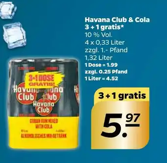 NETTO Havana club & cola alkoholische mixgetränke Angebot