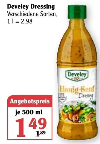 Globus Develeey Dressing 500ml Angebot