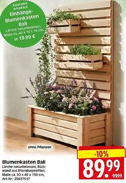 Wreesmann Blumenkasten Bali Angebot
