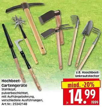 Wreesmann Hochbeet Gartengeräte Angebot