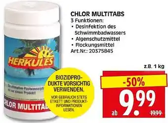 Wreesmann Chlor multitabs Angebot