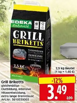 Wreesmann EDEKA zuhause Grill Briketts Angebot