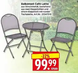 Wreesmann Balkonset Café Latte Angebot