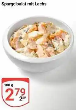 Globus Spargelsalat mit Lachs Angebot