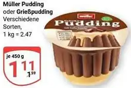 Globus Müller Pudding oder Grieẞpudding Angebot
