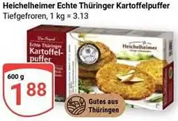 Globus Heichelheimer Echte Thüringer Kartoffelpuffer Angebot