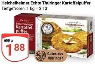 Globus Heichelheimer Echte Thüringer Kartoffelpuffer Angebot