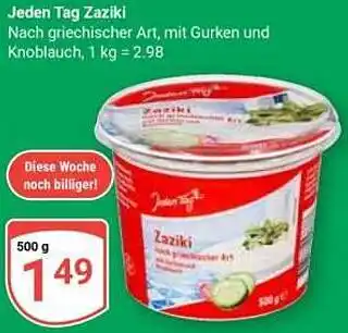 Globus Jeden Tag Zaziki Angebot