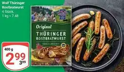 Globus Wolf Thüringer Rostbratwurst Angebot