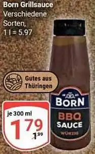 Globus Born Grillsauce Angebot