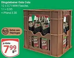 Globus Dingslebener Osta Cola Angebot