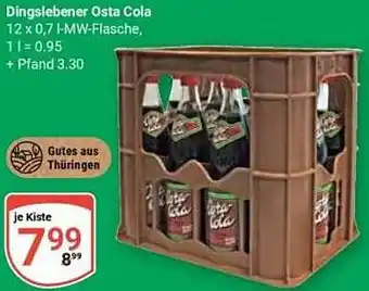 Globus Dingslebener Osta Cola Angebot