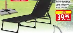 Wreesmann Sonnenliege ROSA Angebot