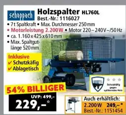 Norma Holzspalter HL760L Angebot