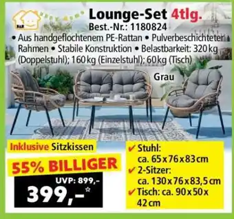 Norma Lounge-Set 4tlg Angebot