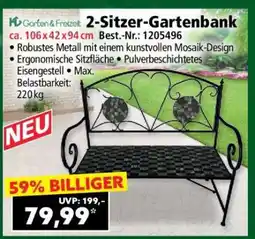 Norma 2-Sitzer-Gartenbank Angebot