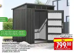 Wreesmann Premium Gerätehaus Angebot