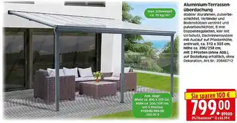 Wreesmann Aluminium-Terrassenüberdachung Angebot