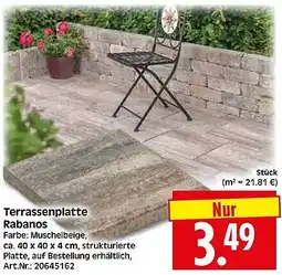 Wreesmann Terrassenplatte Rabanos Angebot