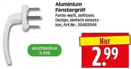 Wreesmann Aluminium Fenstergriff Angebot