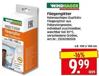 Wreesmann WINDHAGER Fliegengitter Angebot