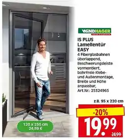 Wreesmann WINDHAGER IS PLUS Lamellentür EASY Angebot