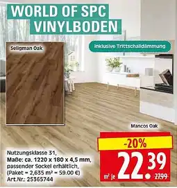 Wreesmann World of spc vinylboden Angebot