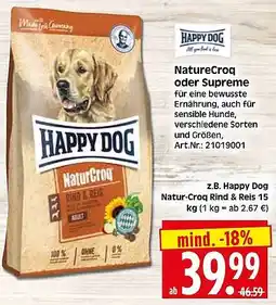 Wreesmann HAPPY DOG NatureCroq oder Supreme Angebot