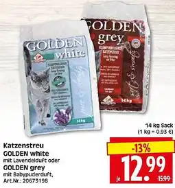 Wreesmann Katzenstreu GOLDEN white oder GOLDEN grey Angebot