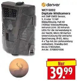 Wreesmann Denver WCT-5002 Digitale Wildkamera Angebot