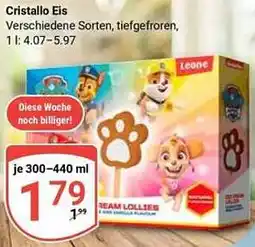 Globus Cristallo Eis Angebot