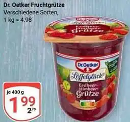 Globus Dr. Oetker Fruchtgrütze Angebot